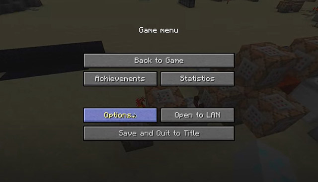 Các phím tắt trong Minecraft được mặc định