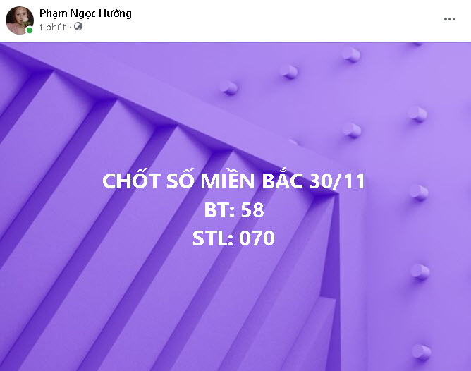 chốt số miền bắc 30/11